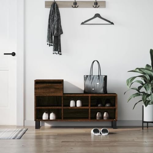 GCHDHAPB Schuhschrank Braun Eiche 102x36x60cm Holzwerkstoff GCHDHAPB Schuhschrank Braun Eiche 102x36x60cm Holzwerkstoff von GCHDHAPB