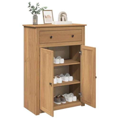 GCHDHAPB Schuhschrank Panama 80x40x114 cm Massivholz Kiefer GCHDHAPB Schuhschrank Panama 80x40x114 cm Massivholz Kiefer von GCHDHAPB