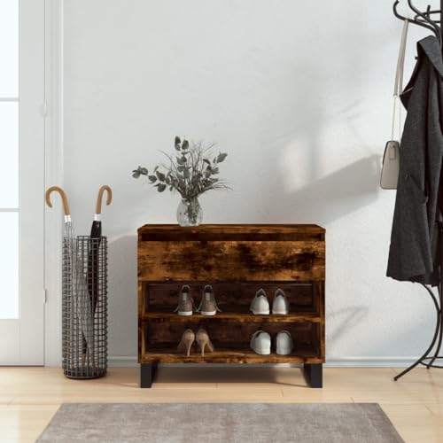 GCHDHAPB Schuhschrank Räuchereiche 70x36x60 cm Holzwerkstoff GCHDHAPB Schuhschrank Räuchereiche 70x36x60 cm Holzwerkstoff von GCHDHAPB