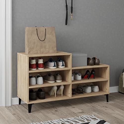 GCHDHAPB Schuhschrank Sonoma Eiche 102x36x60 cm Holzwerkstoff GCHDHAPB Schuhschrank Sonoma Eiche 102x36x60 cm Holzwerkstoff von GCHDHAPB