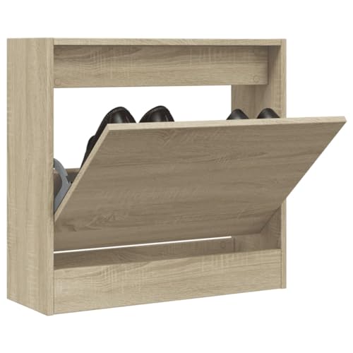GCHDHAPB Schuhschrank Sonoma Eiche 60x21x57cm Holzwerkstoff GCHDHAPB Schuhschrank Sonoma Eiche 60x21x57cm Holzwerkstoff von GCHDHAPB