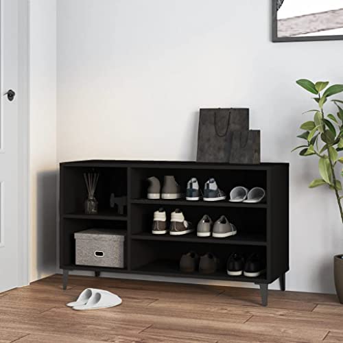 GCHDHAPB Schuhschrank schwarz 102x36x60 cm Holzwerkstoff GCHDHAPB Schuhschrank schwarz 102x36x60 cm Holzwerkstoff von GCHDHAPB