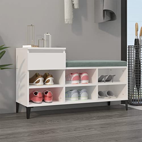 GCHDHAPB Schuhschrank weiß 102x36x60 cm Holzwerkstoff GCHDHAPB Schuhschrank weiß 102x36x60 cm Holzwerkstoff von GCHDHAPB
