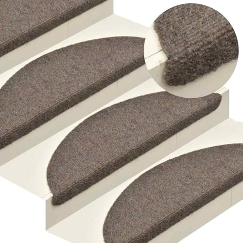 GCHDHAPB Selbstklebende Stufenmatten 10 Stück Creme 65x21x4cm Nadelstanzer Haus & Garten Haushaltsbedarf Treppenstufen von GCHDHAPB