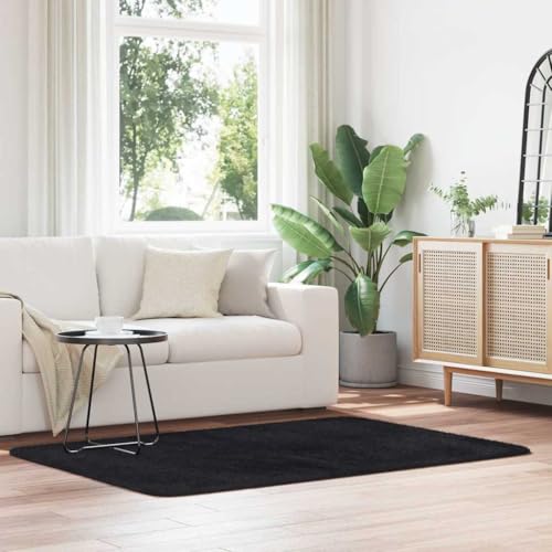 GCHDHAPB Shaggy Teppich Hochflor Navarra Schwarz 120 x 170 cm Polyester Home & Garden Decor Teppiche GCHDHAPB Shaggy Teppich Hochflor Navarra Schwarz 120 x 170 cm Polyester Home & Garden Decor Teppiche von GCHDHAPB