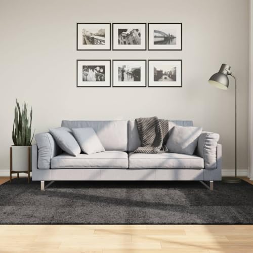 GCHDHAPB Shaggy Teppich PAMPLONA Hochflor Modern Anthrazit 160x230cm Haus & Garten Dekor Teppiche GCHDHAPB Shaggy Teppich PAMPLONA Hochflor Modern Anthrazit 160x230cm Haus & Garten Dekor Teppiche von GCHDHAPB