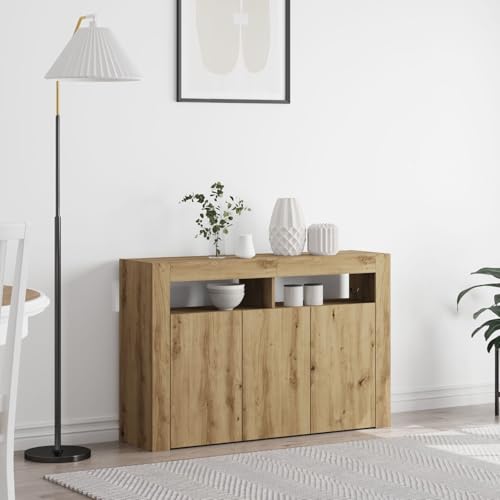 GCHDHAPB Sideboard Artisan Eiche Holzwerkstoff 116x30x75cm Sideboard GCHDHAPB Sideboard Artisan Eiche Holzwerkstoff 116x30x75cm Sideboard von GCHDHAPB