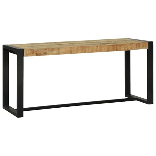 GCHDHAPB Sitzbank Mangoholz braun 100x35x45cm langlebige Eingangsbank von GCHDHAPB