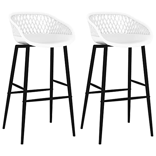 GCHDHAPB Stühle, Tisch und Barhocker, Barstühle, 2 Stück, Weiß GCHDHAPB Stühle, Tisch und Barhocker, Barstühle, 2 Stück, Weiß von GCHDHAPB