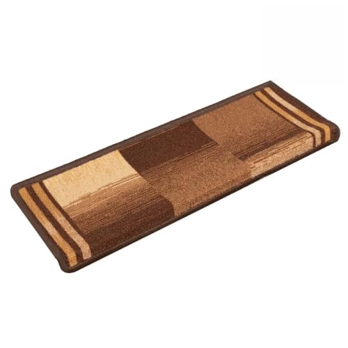GCHDHAPB Stufenmatten Selbstklebend 15 Stück 65x21x4cm Braun Home & Garden Haushaltsbedarf Treppenstufen von GCHDHAPB