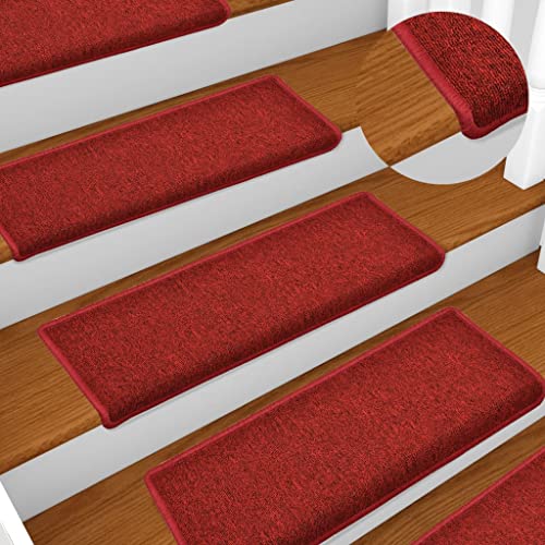 GCHDHAPB Teppich-Stufenmatten 15 Stück, 65 x 21 x 4 cm, Rot, Heim- und Gartenbedarf, Treppenstufen GCHDHAPB Teppich-Stufenmatten 15 Stück, 65 x 21 x 4 cm, Rot, Heim- und Gartenbedarf, Treppenstufen von GCHDHAPB