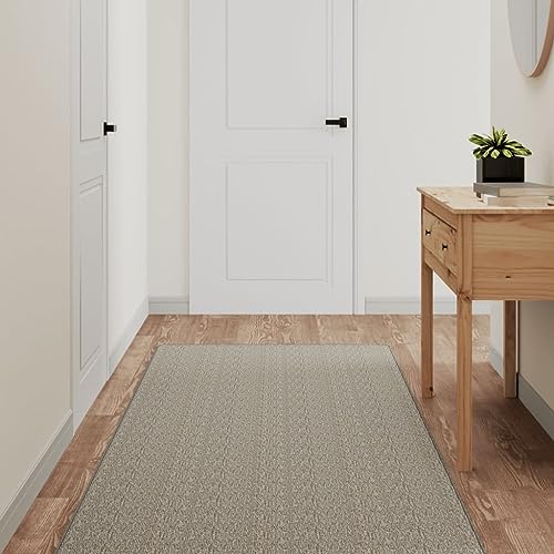 GCHDHAPB Teppichläufer Sisaloptik Taupe 80 x 400 cm Haus & Garten Dekor Teppiche von GCHDHAPB