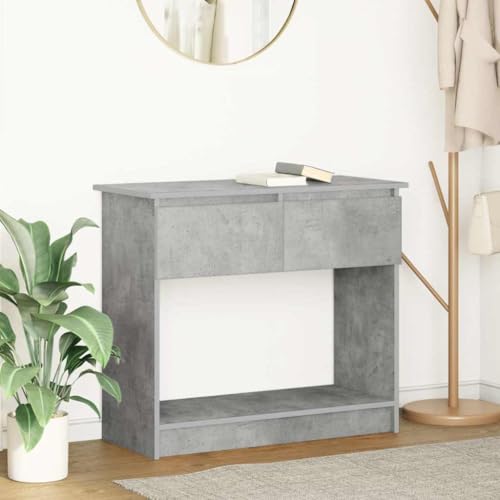 GCHDHAPB Tische, Akzenttische, Beistelltische, Konsolentisch mit Schubladen, Betongrau, 85,5 x 38,5 x 74,5 cm GCHDHAPB Tische, Akzenttische, Beistelltische, Konsolentisch mit Schubladen, Betongrau, 85,5 x 38,5 x 74,5 cm von GCHDHAPB