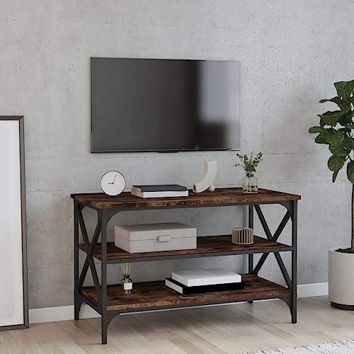 GCHDHAPB Tische, Akzenttische, Beistelltische, TV-Schrank, Raucheiche, 80 x 40 x 50 cm, Holzwerkstoff GCHDHAPB Tische, Akzenttische, Beistelltische, TV-Schrank, Raucheiche, 80 x 40 x 50 cm, Holzwerkstoff von GCHDHAPB