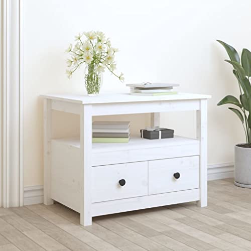 GCHDHAPB Tische, Akzenttische, Couchtische, Couchtisch, Weiß, 71 x 49 x 55 cm, Massivholz, Kiefer GCHDHAPB Tische, Akzenttische, Couchtische, Couchtisch, Weiß, 71 x 49 x 55 cm, Massivholz, Kiefer von GCHDHAPB