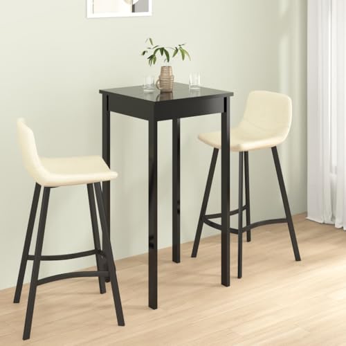 GCHDHAPB Tische, Küchen- und Esszimmertische, Bartisch, MDF, Schwarz, 55 x 55 x 107 cm GCHDHAPB Tische, Küchen- und Esszimmertische, Bartisch, MDF, Schwarz, 55 x 55 x 107 cm von GCHDHAPB
