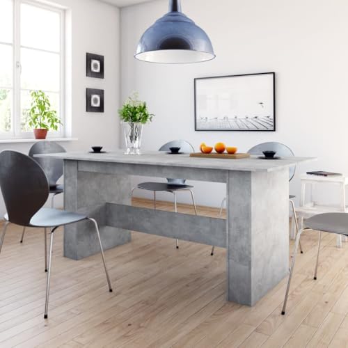 GCHDHAPB Tische, Küchen- und Esszimmertische, Esstisch, Betongrau, 180 x 90 x 76 cm, Holzwerkstoff GCHDHAPB Tische, Küchen- und Esszimmertische, Esstisch, Betongrau, 180 x 90 x 76 cm, Holzwerkstoff von GCHDHAPB