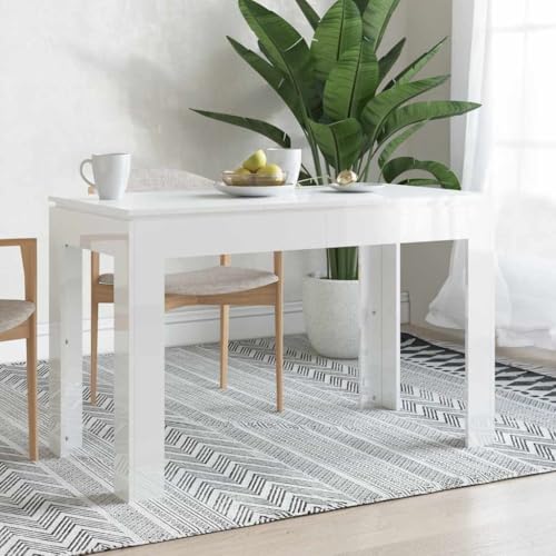 GCHDHAPB Tische, Küchen- und Esszimmertische, Esstisch, Hochglanz-Weiß, 120 x 60 x 76 cm, Holzwerkstoff GCHDHAPB Tische, Küchen- und Esszimmertische, Esstisch, Hochglanz-Weiß, 120 x 60 x 76 cm, Holzwerkstoff von GCHDHAPB