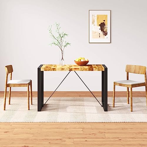 GCHDHAPB Tische, Küchen- und Esszimmertische, Esstisch, massives raues Mangoholz, 120 cm GCHDHAPB Tische, Küchen- und Esszimmertische, Esstisch, massives raues Mangoholz, 120 cm von GCHDHAPB