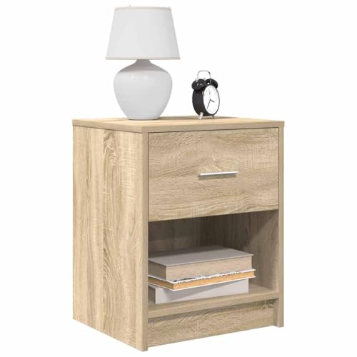 GCHDHAPB Tische, Nachttische, Nachtschrank mit Schublade, Sonoma-Eiche, 40 x 34 x 50 cm GCHDHAPB Tische, Nachttische, Nachtschrank mit Schublade, Sonoma-Eiche, 40 x 34 x 50 cm von GCHDHAPB