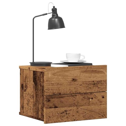 GCHDHAPB Tische, Nachttische, Wandmontage, Nachttisch, Altes Holz, 40 x 32 x 30 cm von GCHDHAPB
