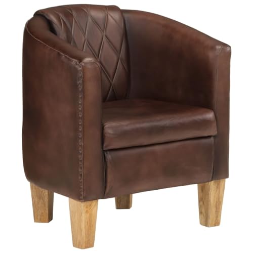 GCHDHAPB Tub Chair dunkelbraune Echtlederstühle Sessel, Relaxsessel & Schlafstühle GCHDHAPB Tub Chair dunkelbraune Echtlederstühle Sessel, Relaxsessel & Schlafstühle von GCHDHAPB