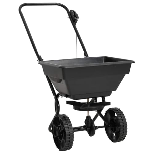 GCHDHAPB Walk Behind Salzstreuer PVC und Stahl 92x46x70cm 15L von GCHDHAPB