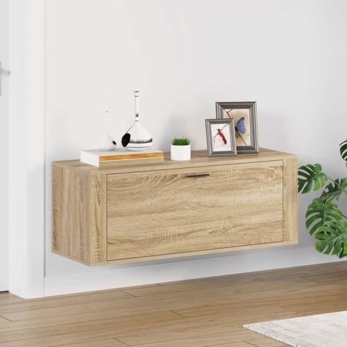 GCHDHAPB Wandschrank Schuhschrank Sonoma Eiche 100x35x38cm Holzwerkstoff GCHDHAPB Wandschrank Schuhschrank Sonoma Eiche 100x35x38cm Holzwerkstoff von GCHDHAPB