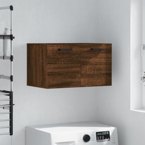 GCHDHAPB Wohnschränke & Aufbewahrung, Aufbewahrungsschränke und Schließfächer, Wandschrank, braune Eiche, 60 x 36,5 x 35 cm, Holzwerkstoff von GCHDHAPB