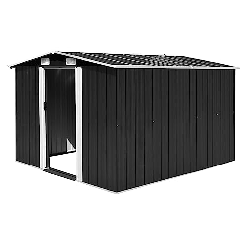 Gartenhaus 257x298x178cm Metall Anthrazit Gartenhaus 257x298x178cm Metall Anthrazit von GCHDHAPB
