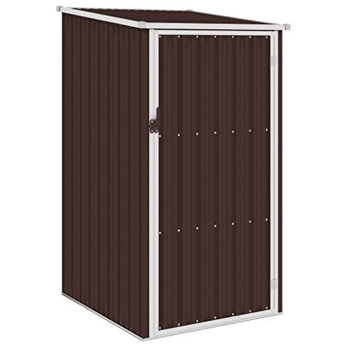 Gartenhaus braun 87x98x159cm Stahl verzinkt von GCHDHAPB