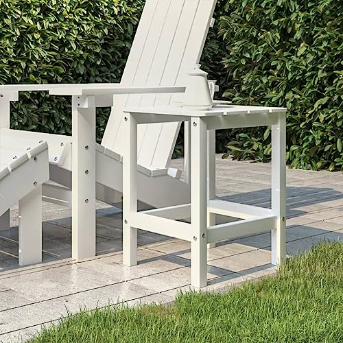 Gartentische Adirondack für den Außenbereich, Weiß, 38 x 38 x 46 cm, HDPE Gartentische Adirondack für den Außenbereich, Weiß, 38 x 38 x 46 cm, HDPE von GCHDHAPB