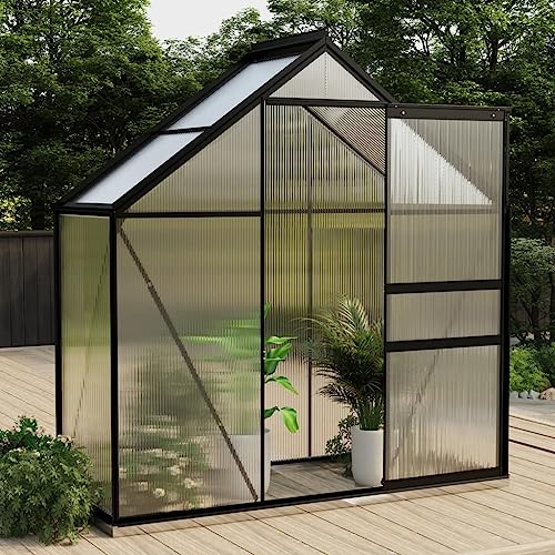 Gewächshaus Anthrazit Aluminium 1,33 m² Haus & Garten Rasen & Garten Gartenarbeit Gewächshäuser Gewächshaus Anthrazit Aluminium 1,33 m² Haus & Garten Rasen & Garten Gartenarbeit Gewächshäuser von GCHDHAPB