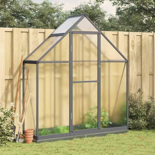 Gewächshaus mit Fundamentrahmen Anthrazit 169x58x202cm Aluminium Home & Garden Rasen & Garten Gartenarbeit Gewächshäuser Gewächshaus mit Fundamentrahmen Anthrazit 169x58x202cm Aluminium Home & Garden Rasen & Garten Gartenarbeit Gewächshäuser von GCHDHAPB