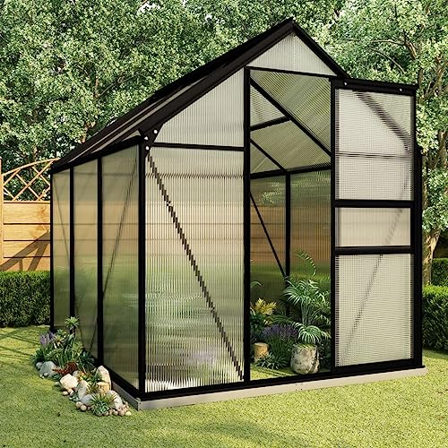 Gewächshaus mit Fundamentrahmen Anthrazit Aluminium 3,61m² Haus & Garten Rasen & Garten Gartenarbeit Gewächshäuser Gewächshaus mit Fundamentrahmen Anthrazit Aluminium 3,61m² Haus & Garten Rasen & Garten Gartenarbeit Gewächshäuser von GCHDHAPB