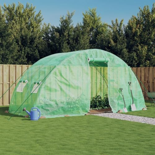 Gewächshaus mit Stahlrahmen grün 10 m² 5x2x2,3 mHaus & Garten Rasen & Garten Gartenarbeit Gewächshäuser Gewächshaus mit Stahlrahmen grün 10 m² 5x2x2,3 mHaus & Garten Rasen & Garten Gartenarbeit Gewächshäuser von GCHDHAPB