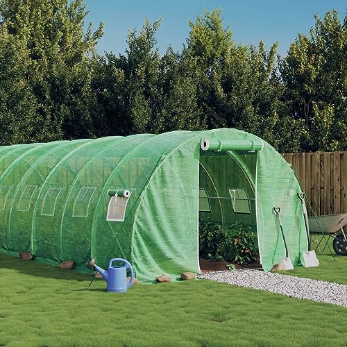 Gewächshaus mit Stahlrahmen grün 54m² 18x3x2 mHome & Garden Rasen & Garten Gartenarbeit Gewächshäuser Gewächshaus mit Stahlrahmen grün 54m² 18x3x2 mHome & Garden Rasen & Garten Gartenarbeit Gewächshäuser von GCHDHAPB