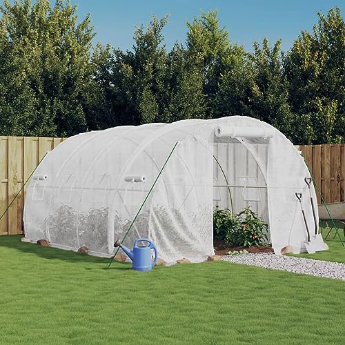 Gewächshaus mit Stahlrahmen weiß 12 m² 4x3x2 mHome & Garden Rasen & Garten Gartenarbeit Gewächshäuser Gewächshaus mit Stahlrahmen weiß 12 m² 4x3x2 mHome & Garden Rasen & Garten Gartenarbeit Gewächshäuser von GCHDHAPB