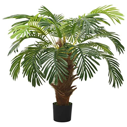 Künstliche Cycas Palme mit Topf 90cm GreenHome & Garden Decor Künstliche Flora von GCHDHAPB