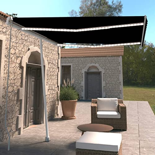 Manuell versenkbare Markise mit LED 300x250cm Anthrazit Manuell versenkbare Markise mit LED 300x250cm Anthrazit von GCHDHAPB