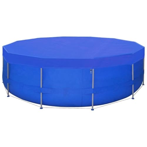 Poolabdeckungen 2 Stück PE rund 540cm 90g/m² von GCHDHAPB
