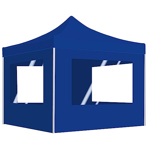 Profi Partyzelt faltbar mit Wänden Aluminium 2x2m blau von GCHDHAPB