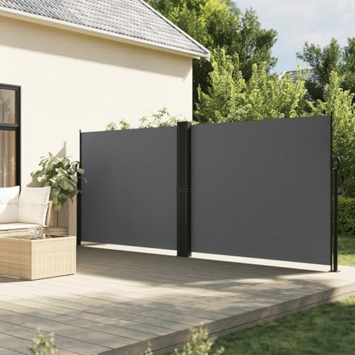 Seitenmarkise versenkbar anthrazit 180x1000 cm von GCHDHAPB