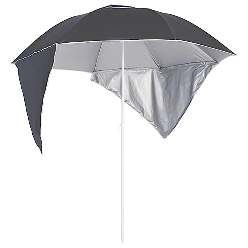 Strandschirm mit Seitenwänden anthrazit 215 cm von GCHDHAPB
