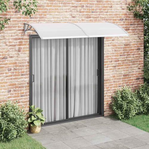 Türvordach Grau 240x100 cm PCHome & Garten Rasen & Garten Outdoor Wohnzimmer Fenster & Tür Markisen von GCHDHAPB