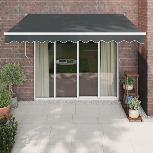 Versenkbare Markise Anthrazit 3x2,5m Stoff und Aluminium Versenkbare Markise Anthrazit 3x2,5m Stoff und Aluminium von GCHDHAPB
