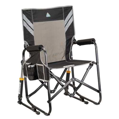 GCI Outdoor Freestyle Stowaway Rocker Tragbarer Schaukelstuhl, Outdoor-Campingstuhl, Varsity Schwarz/Grau GCI Outdoor Freestyle Stowaway Rocker Tragbarer Schaukelstuhl, Outdoor-Campingstuhl, Varsity Schwarz/Grau von GCI Outdoor