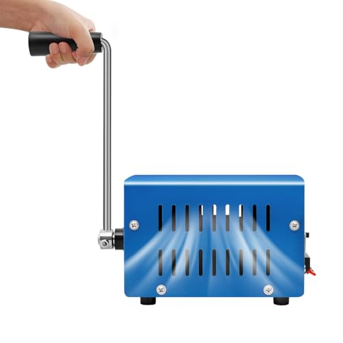 GCIUEMMH Handkurbel Generator - USB-wiederaufladbares Handkurbel-Ladegerät 20W 3-15V Manuelle Stromversorgung Kurbelgenerator Generator USB Aufladung Tragbarer Ladegenerator für Outdoor Camping GCIUEMMH Handkurbel Generator - USB-wiederaufladbares Handkurbel-Ladegerät 20W 3-15V Manuelle Stromversorgung Kurbelgenerator Generator USB Aufladung Tragbarer Ladegenerator für Outdoor Camping von GCIUEMMH