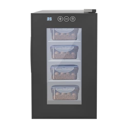 GCIUEMMH Reptilien-Inkubator - Reptilien-Inkubator mit Konstanter Temperatur und Luftfeuchtigkeit 50-104°F Inkubator Hühner Vollautomatisch mit LED Display für Schildkröten Eidechsen Geckos Schlangen GCIUEMMH Reptilien-Inkubator - Reptilien-Inkubator mit Konstanter Temperatur und Luftfeuchtigkeit 50-104°F Inkubator Hühner Vollautomatisch mit LED Display für Schildkröten Eidechsen Geckos Schlangen von GCIUEMMH