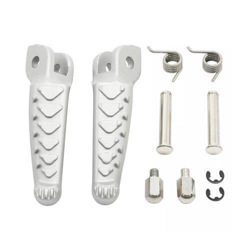 GCNMPJ for RS660 2021-2023 Motorrad Vorne Und Hinten Passagier Fußstützen Fußstützen Motorrad Zubehör(Driver Footpeg) von GCNMPJ